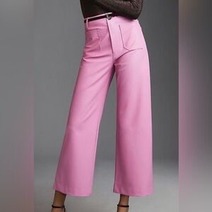 Maeve Colette faux leather pants